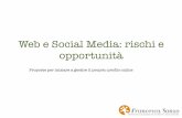 Web e Social Media:rischi e opportunità