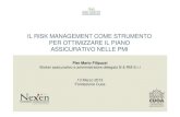 Il risk management come strumento per ottimizzare il piano assicurativo nelle PMI