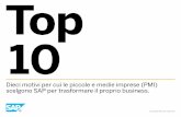 Dieci motivi per cui le piccole e medie imprese (PMI) scelgono SAP per trasformare il proprio business