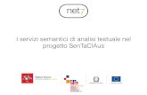 I servizi semantici di analisi testuale nel progetto SenTaClAus