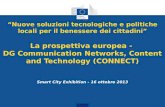 Nuove soluzioni tecnologiche e politiche locali per il benessere dei cittadini: La prospettiva europea