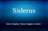 Siderus Meeting: Presentazione del progetto