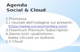 Social & Cloud. Condivisione di link e informazioni. Aggregatori. Risorse gratuite.