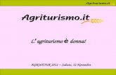 L'agriturismo è donna - Agriturismo.it