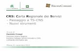 2013 11 21 Risorse Comuni - Dalla CRS alla TS-CNS