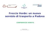 SLIDE Progetto SUPPORT INN Confservizi Veneto Freccia Verde