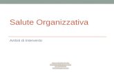 Salute e benessere organizzativo: Strumenti e metodi
