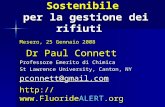 Paul Connet  - Una soluzione sostenibile