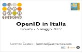 OpenID in Italia