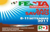 Festa Democratica San Savino 8,9,10 e 11 settembre 2011 libretto