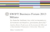 Business Forum Milan - Prof. Andrea Resti - Bocconi