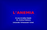 Anemia - lezione 22-10-07