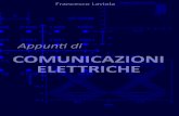 Appunti di comunicazioni elettriche
