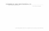 Chimica Dei Materiali II - II Modulo - Dispense