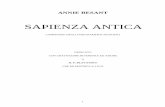 Annie Besant - Sapienza Antica