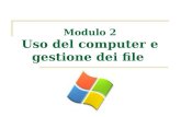 ECDL Modulo 2 - Uso del computer e gestione dei file