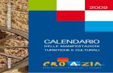 Croazia - Calendario delle manifestazioni turistiche e culturali 2009