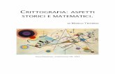 Crittografia: aspetti storici e matematici