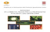 manuale produzione lenticchia