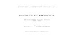 Programma di Filosofia 2010-11 (Pontificia Universita Gregoriana)