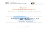 15 Certificazione Energetic A Degli Edifici (PROCEDURA OPERATIVA