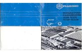 Vespa - Manuale D'Uso E Manutenzione Px125-150-200-E