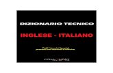 Dizionario Tecnico Italiano Inglese - Manuali Per Officina Meccanica