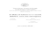 Il sillabo di italiano L2 e i sussidi didattici: verso una convergenza