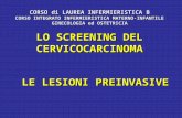 Lo Screening Del Cervicocarcinoma