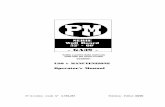 Pm Crane Owners Manual