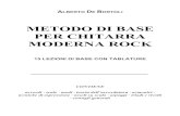 [Manuale ITA] - Alberto de Bortoli - Metodo Di Base Per Chitarra Moderna Rock