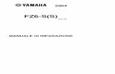 Manuale Officina Yamaha Fz6 Fazer 2004 Ita