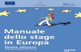 Manuale Dello Stage in Europa - Nuova Edizione