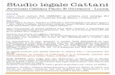 Studio legale CATTANI-LUCCA-Avv. Paolo & Giovanni Cattani, Perchè ?