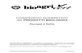 Compendio BIO (EU + ITA) Al 04-05-2011