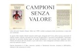 Campioni Senza Valore di Sandro DONATI