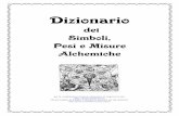 Dizionario Dei Simboli Pesi e Misure Alchemiche