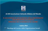 Colloquio Di Accoglienza per Mediatori Linguistici e Interculturali - Dott. Andrea Moi