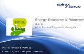 Spirax Sarco - 6E -  energy efficiency & recovery