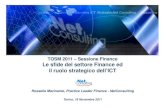 Tosm 2011 sezione finance