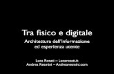 Architettura dell'informazione e user experience