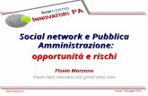 Social Network e Pubblica Amministrazione: opportunità e rischi