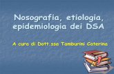 Nosografia, etiologia ed epidemiologia dei dsa