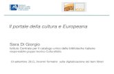 Il portale della cultura e Europeana