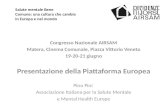 Piattaforma Europea Associazione Italiana per la Salute Mentale e Mental Health Europe  - Pino Pini