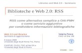 Libraries 2.0 and RSS