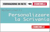 myZanichelli - Personalizzare la scrivania