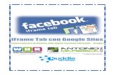 Pagina Facebook: utilizzo di un iframe tab e di google sites per costruire un welcome site [tutorial]
