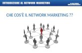 Introduzione al Network Marketing