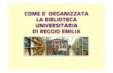 Biblioteca interdipartimentale di Reggio Emilia